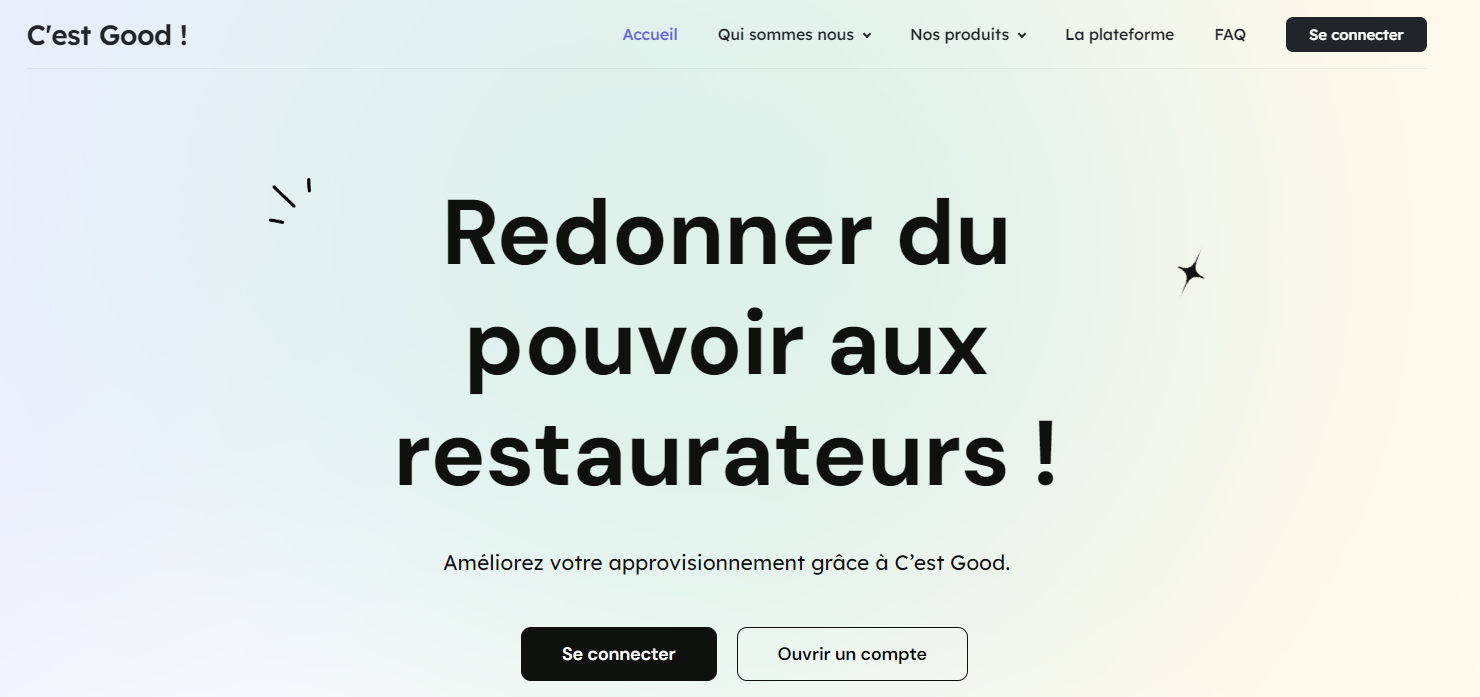 C'est good grossiste alimentaire à Paris