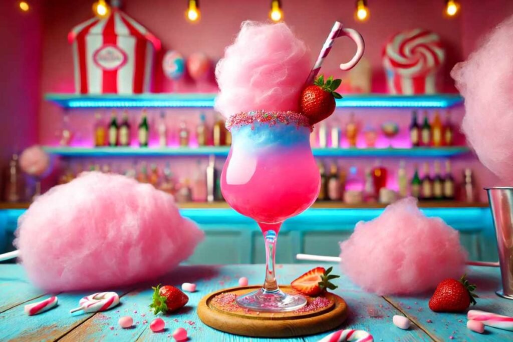 cocktail barbapapa limonade fraise