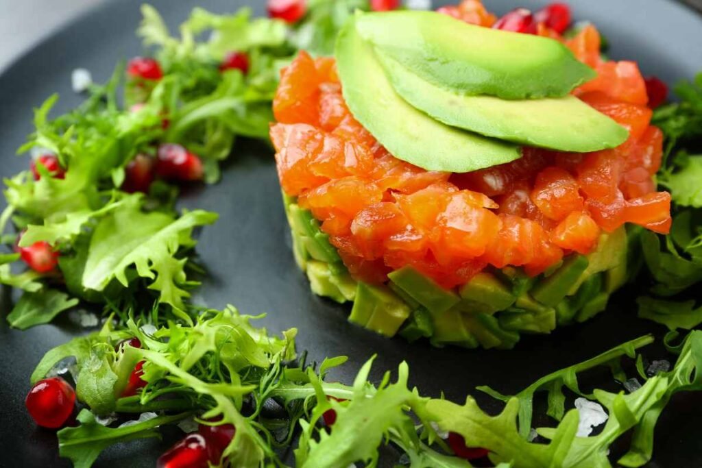 accompagnement pour tartare de saumon : Avocat