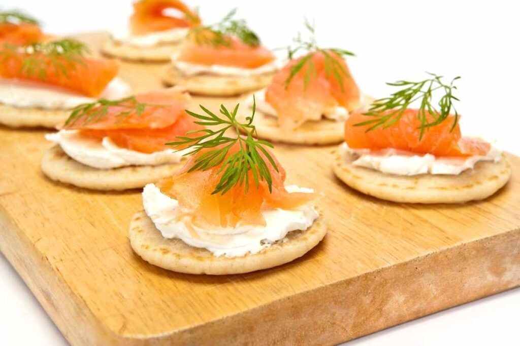 accompagnement pour tartare de saumon : Blinis