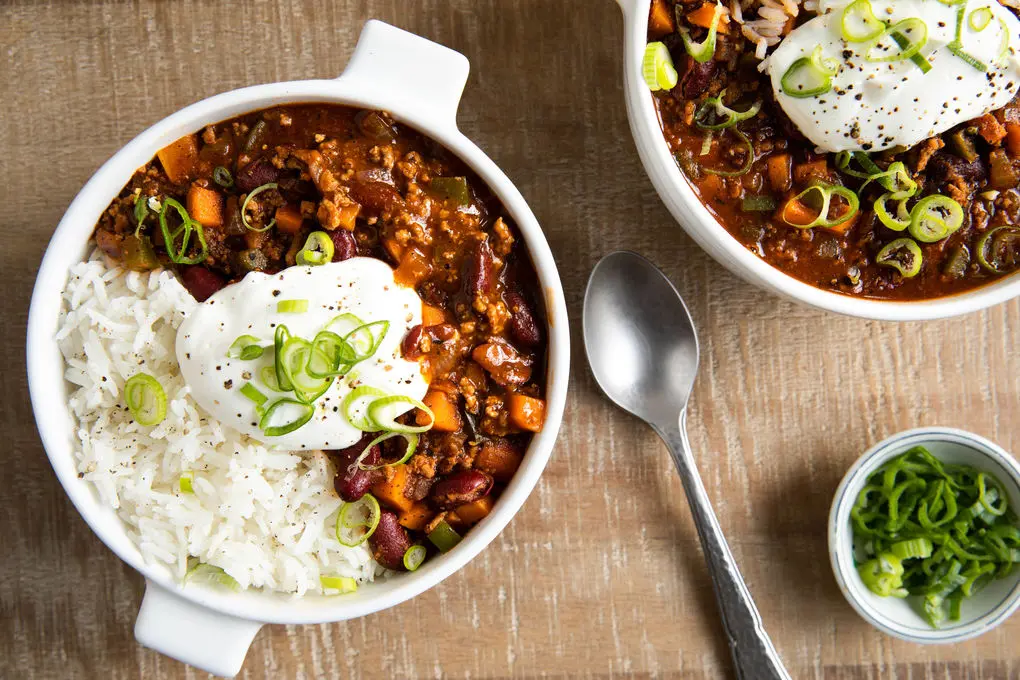 Crème fraîche chili con carne