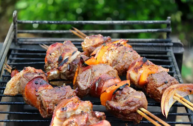 Brochettes de viande