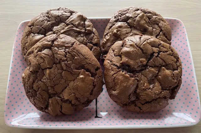 Cookies roulés à la menthe poivrée