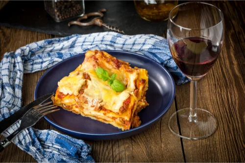 Merlot lasagnes