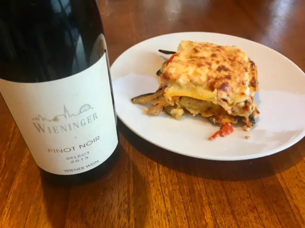 Pinot Noir lasagnes