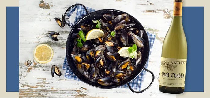 Quel vin blanc pour les moules