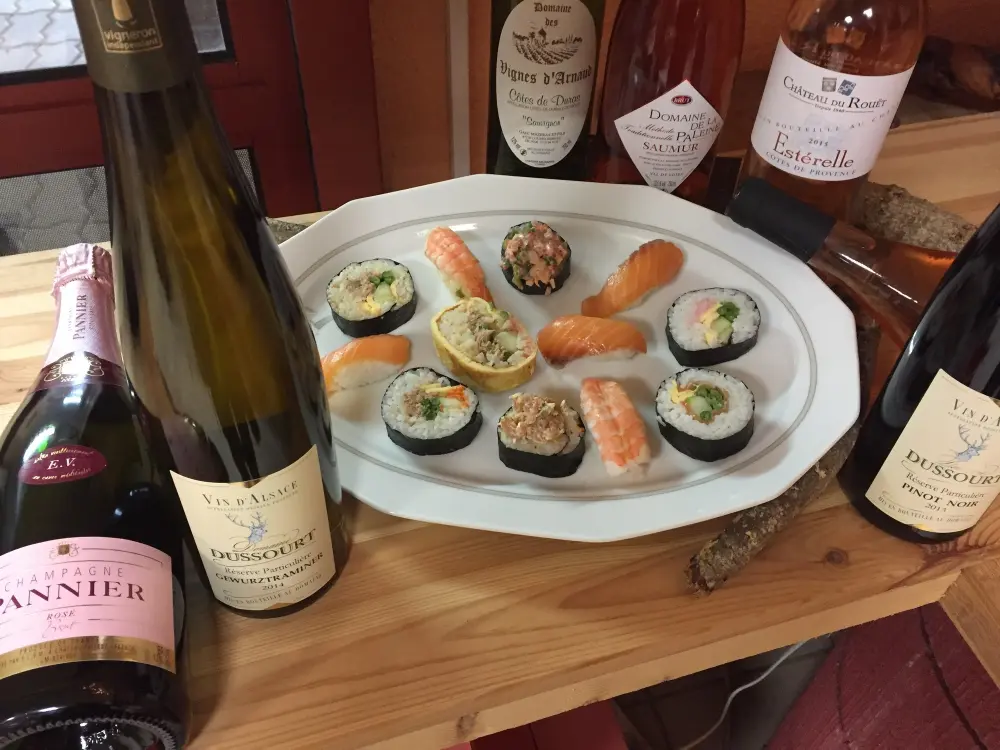 Sauvignon Blanc accompagner des sushis