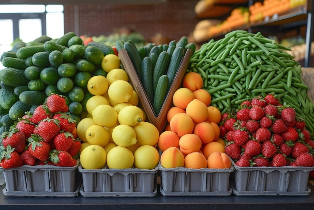 Découvrez les fruits et légumes en V