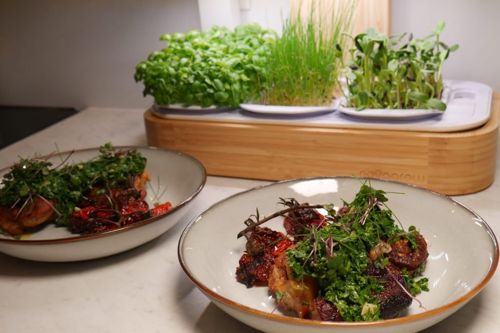 Salade de roquette avec osso bucco