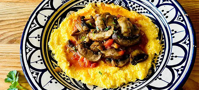 Qu'est ce qu'on mange avec de la polenta